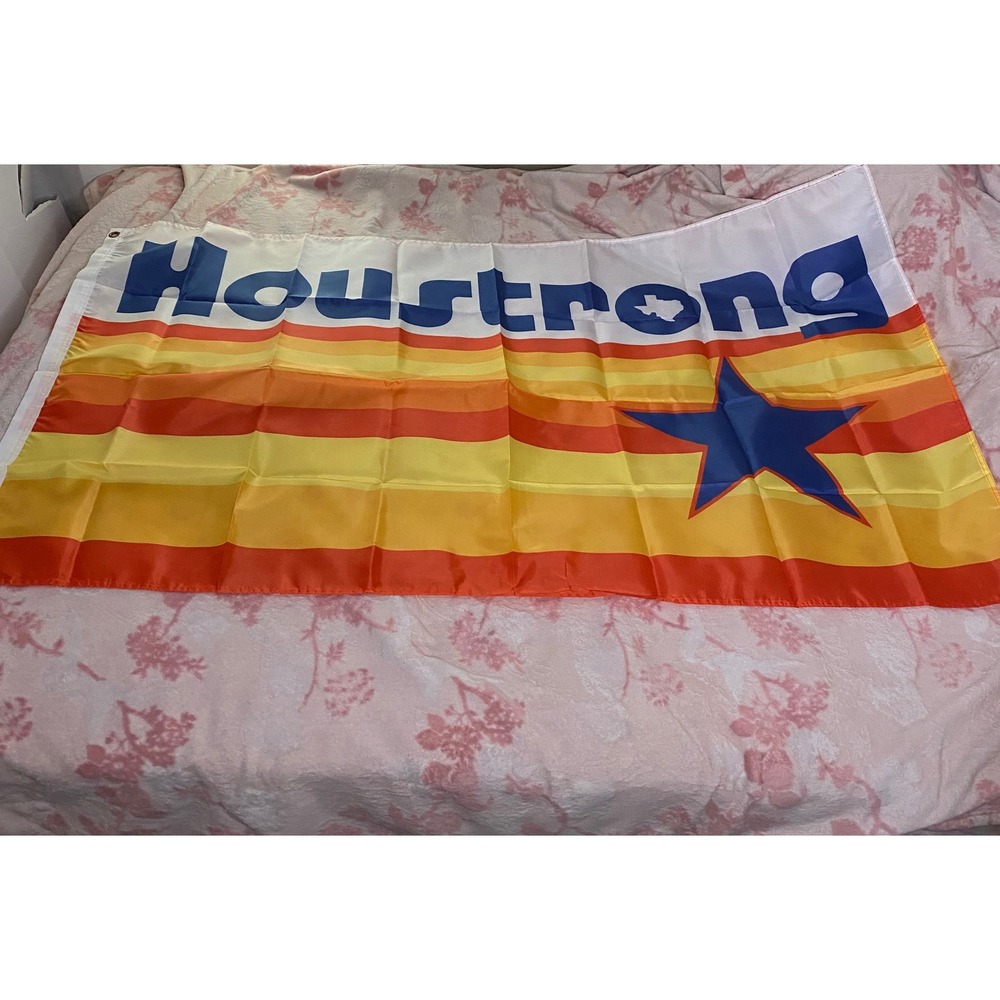 Houstrong Astros Flag Texas‎ Strong Houston Astros Mancave Garden Decor 5x3' New